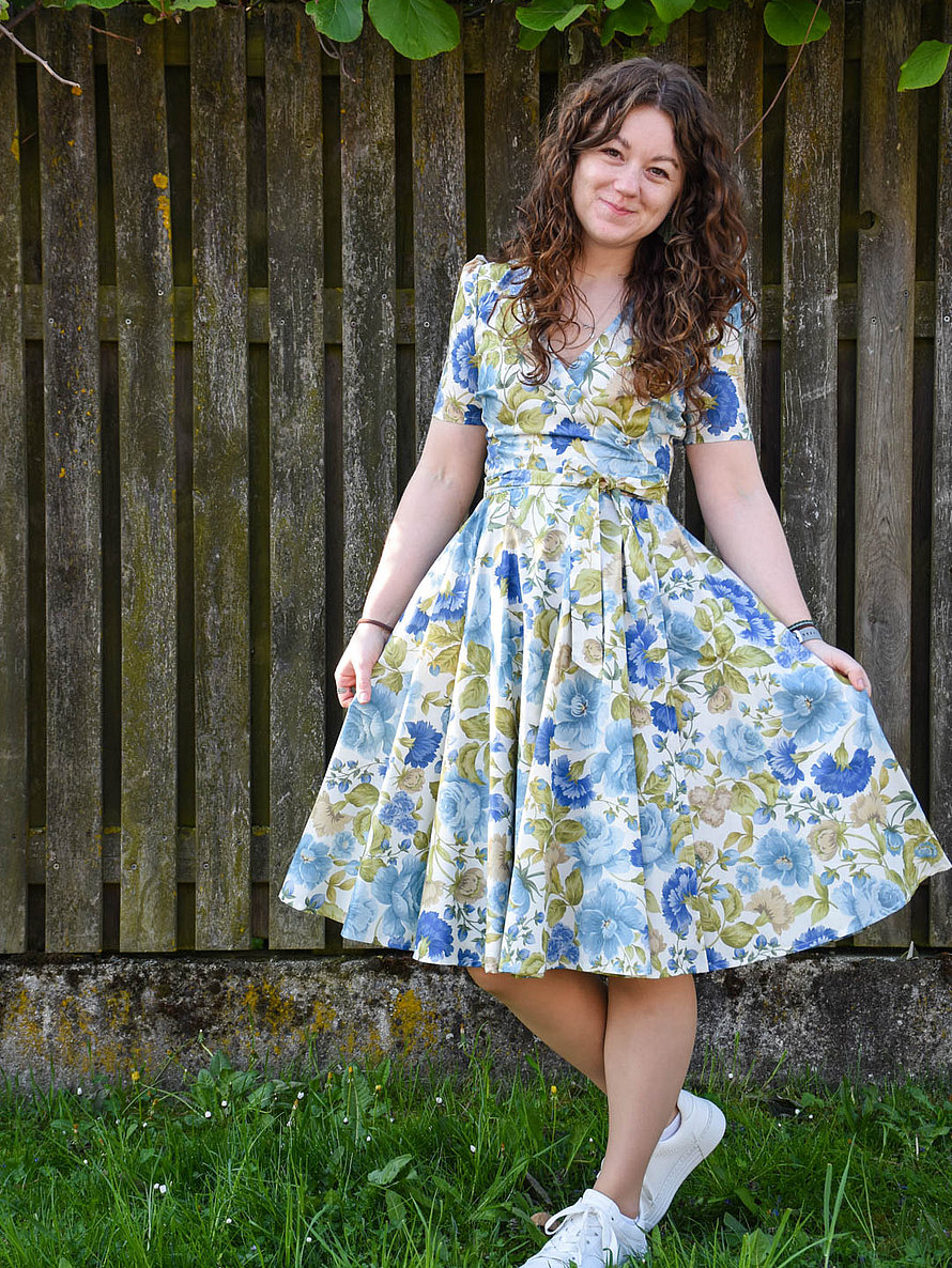 Wickelkleid für den Sommer